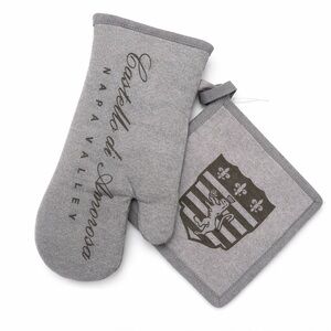 COSTELLO DI AMOROSA Colab Kiss The Frog 2-pcs Kitchen Quilted Mitt Set #0201261